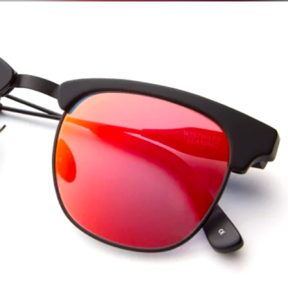 Westward // Leaning Vanguard Red Sunglasses